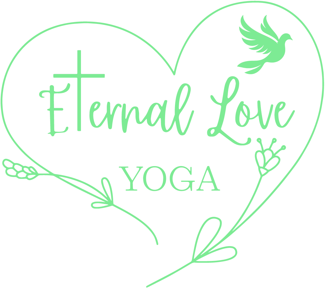 Eternal Love Yoga logo with heart design.